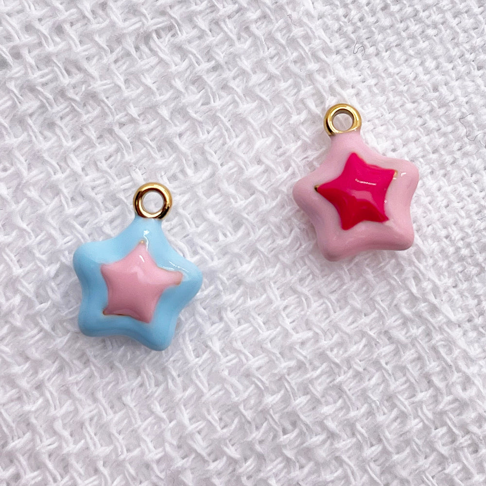 51320 Enamel star charm