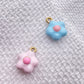 51319 Enamel flower charm