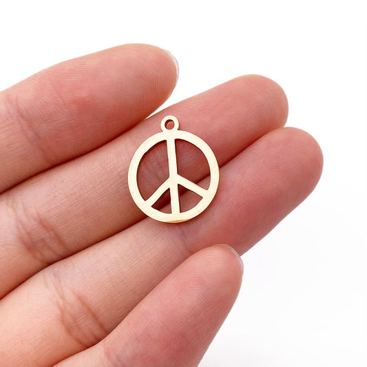 peace sign charm