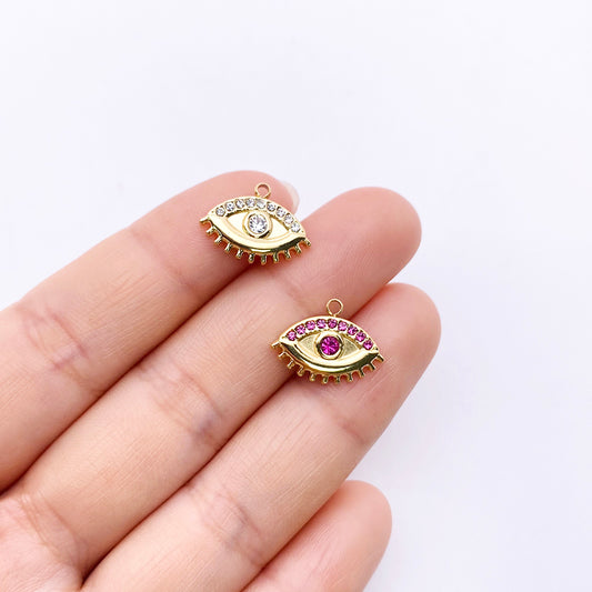 5151 Diamond evil eye charm