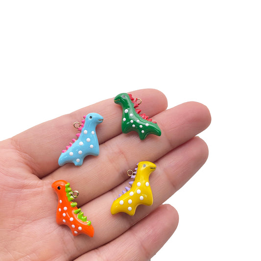 51293 Enamel Dinosaur charm