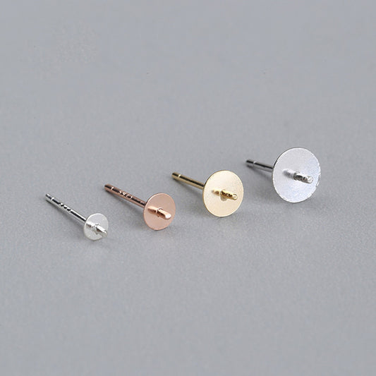 1Pair S925 Sterling sliver earring stud