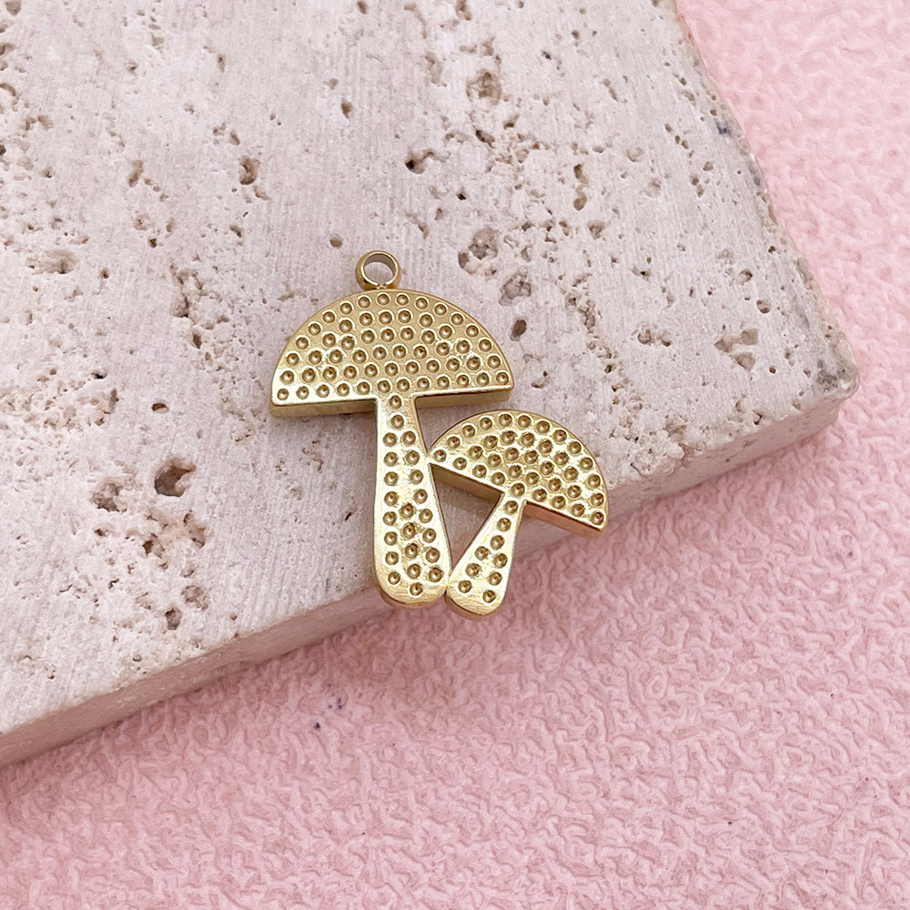 51302 Diamond Mushroom Charm