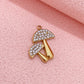 51302 Diamond Mushroom Charm