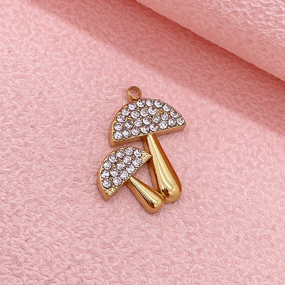 51302 Diamond Mushroom Charm