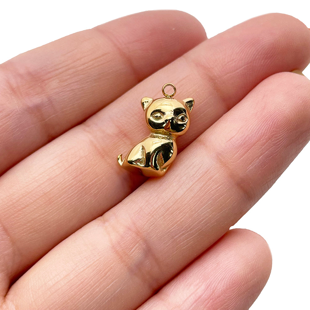 12248 3D Cat charm