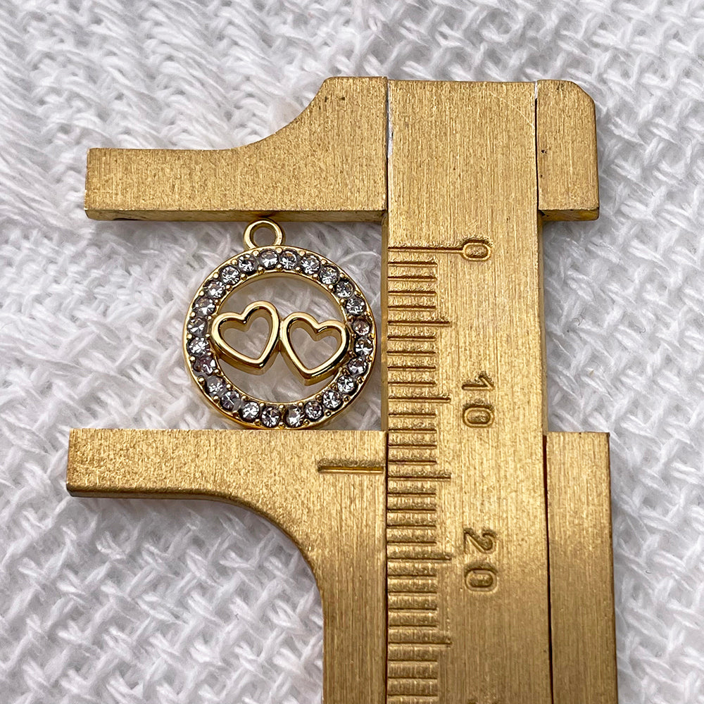 51300 Diamond Heart charm