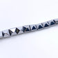 6mm Square Hematite Beads