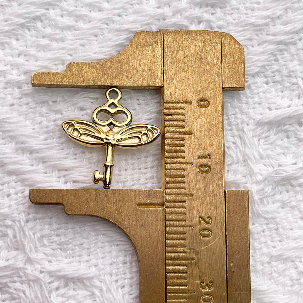 Dragonfly key charm