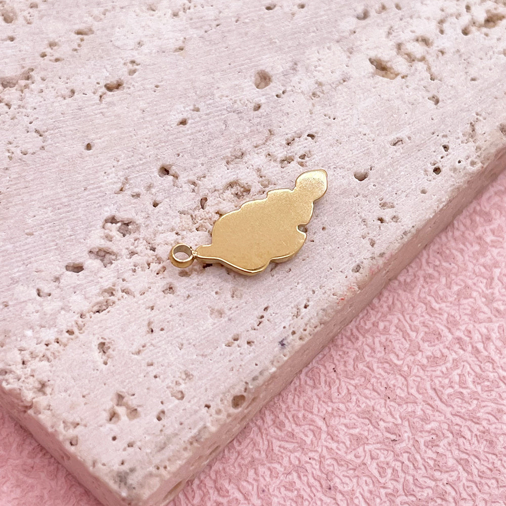 51313 Diamond leaf charm