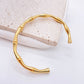 Half-open bamboo joint bracelet