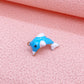 51322 Enamel Dolphin charm