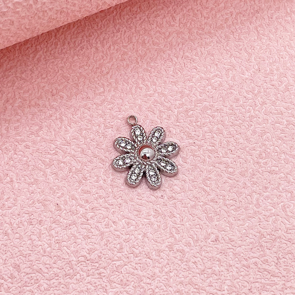 51525 Diamond flower charm
