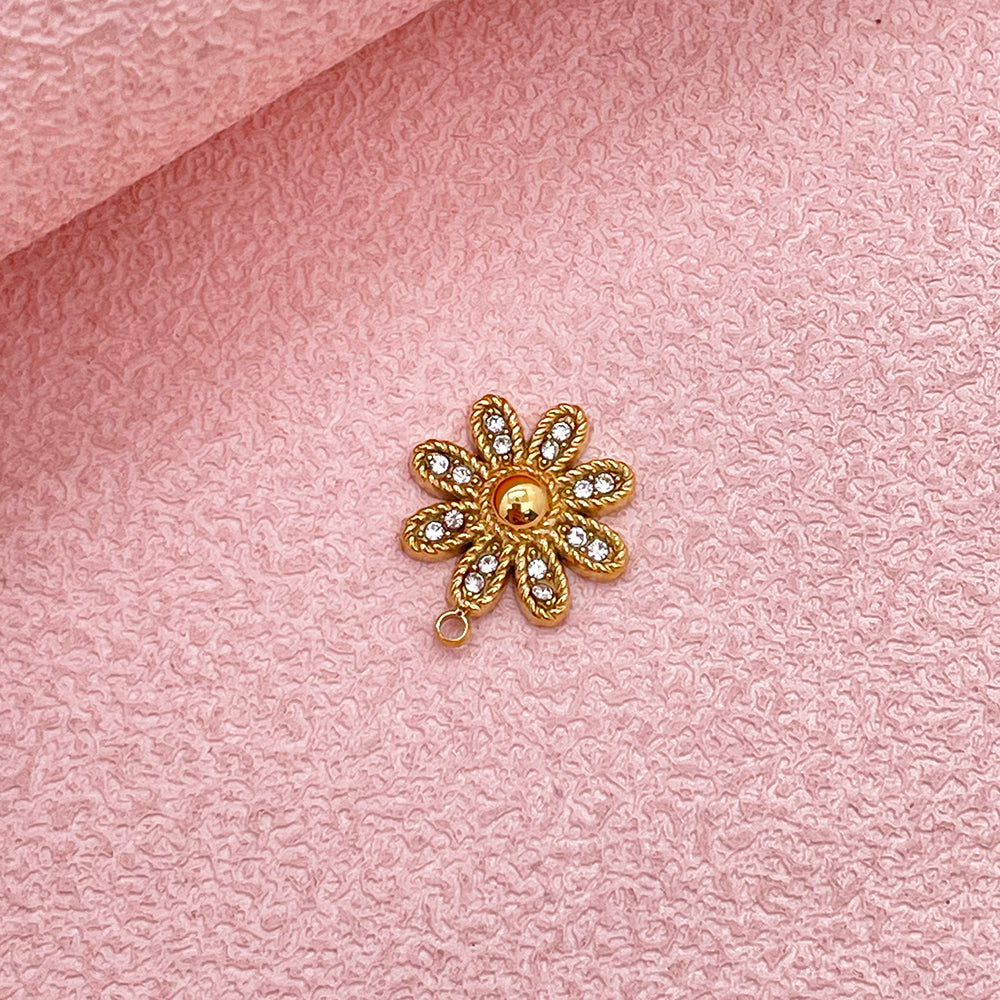 51525 Diamond flower charm