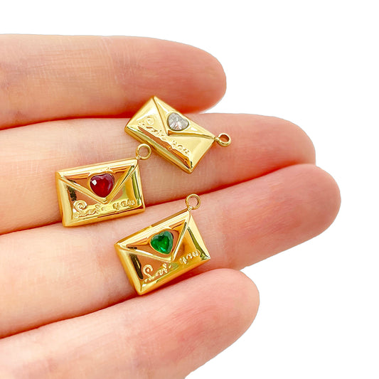 51730 Envelope of heart charm