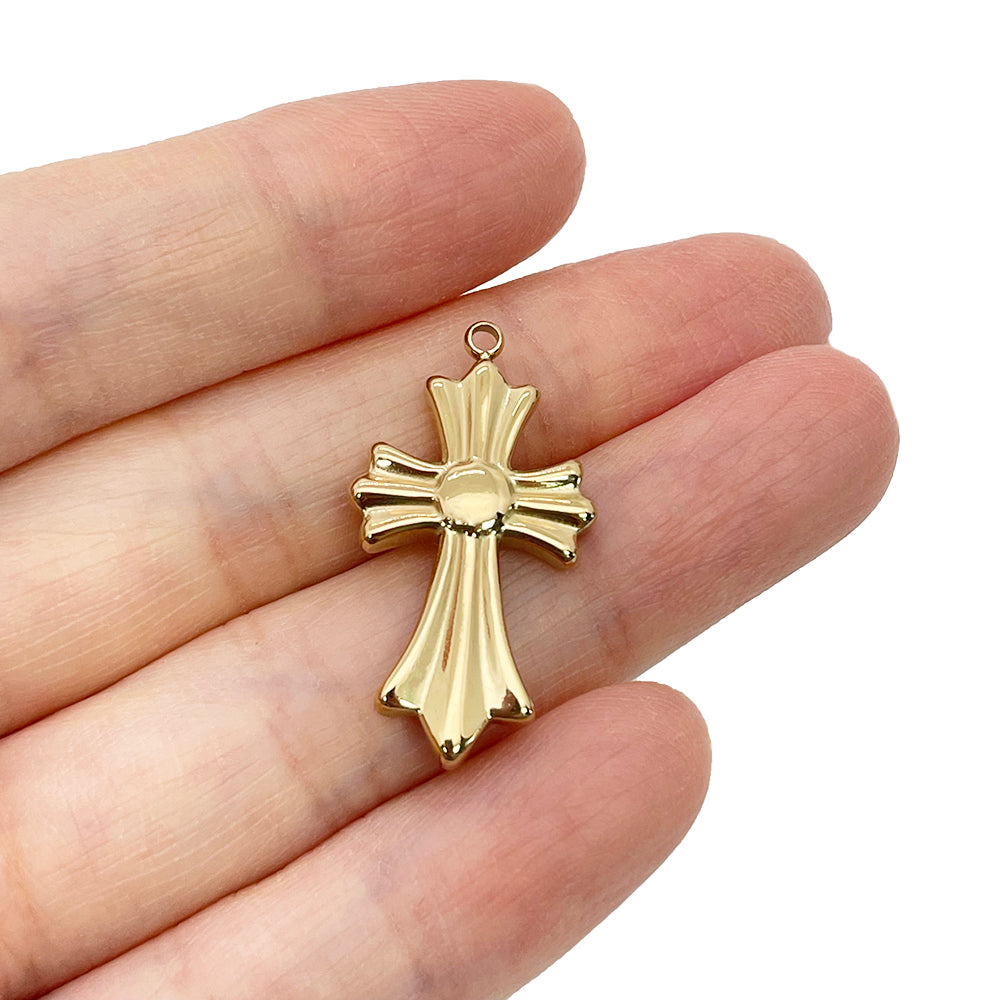 12922 Cross charm