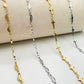 C1139 Leaf /cross chain-Vacuum Plating Waterproof Stainless steel chain