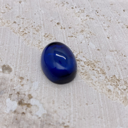 12*16mm Blue Spinel Oval Cobochon