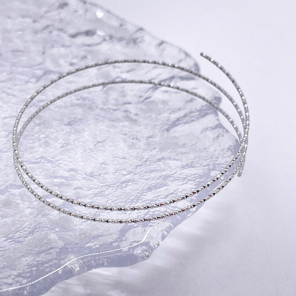 Stainless Steel Sparkle Bracelet