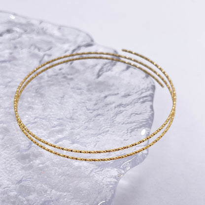 Stainless Steel Sparkle Bracelet