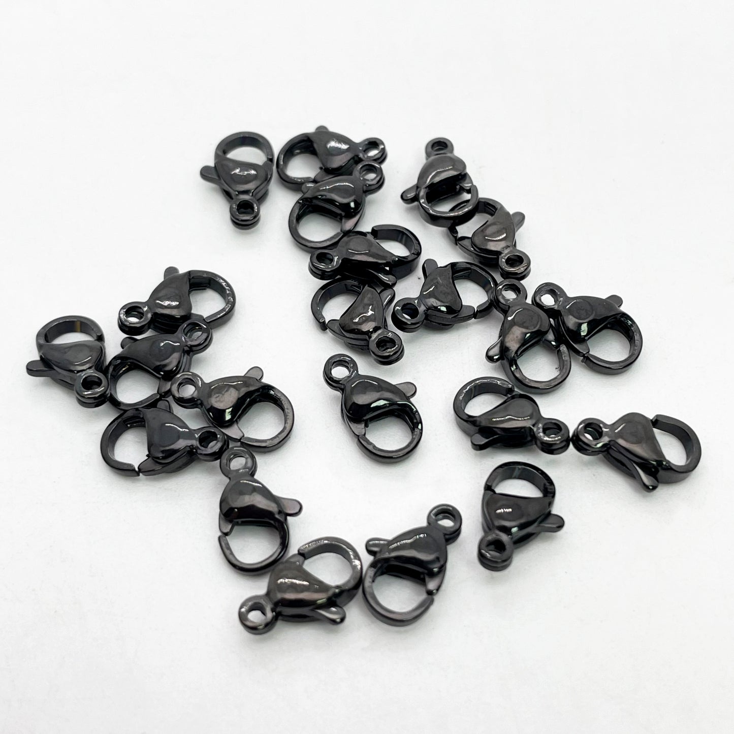 10pcs/pack lobster clasp -Vacuum Plating Waterproof Stainless steel basic accessories