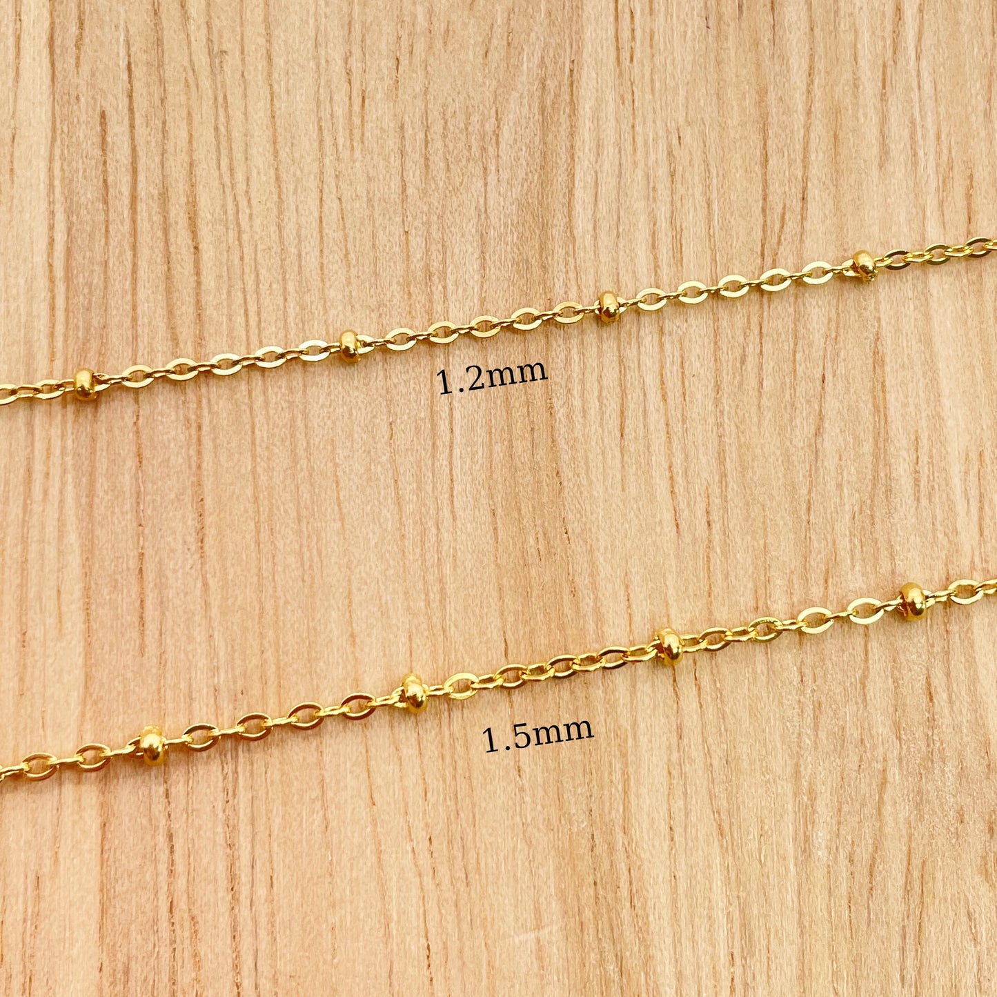 C1260 1.2mm Beads Chain in stainless steel for DIY