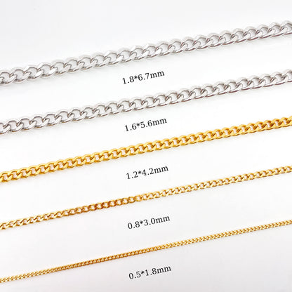 C1221 Titanium steel Cuban chain