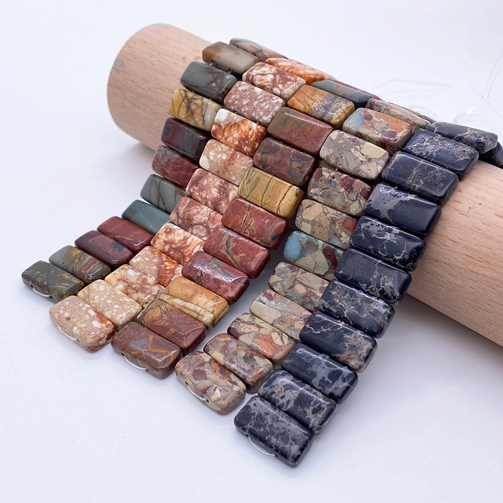 Double-hole Emperor Stone Beads