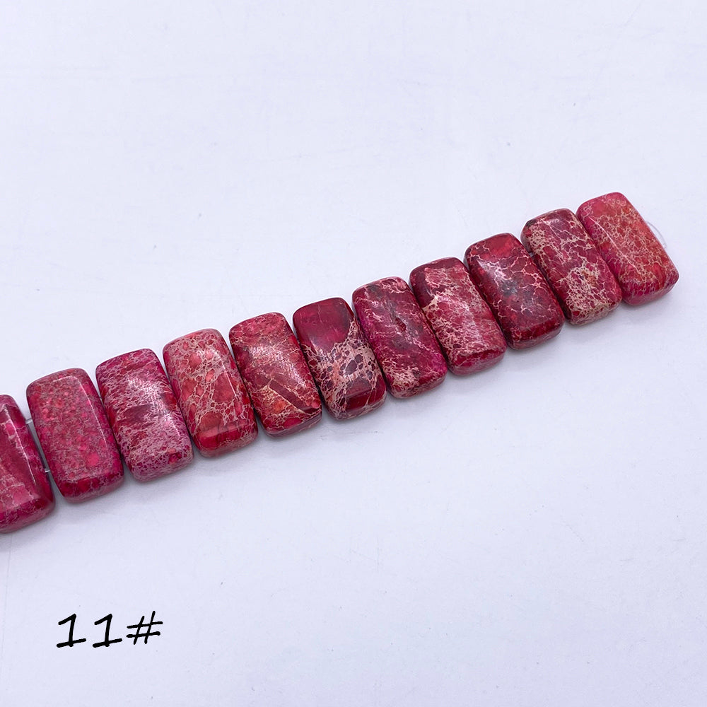 Double-hole Emperor Stone Beads