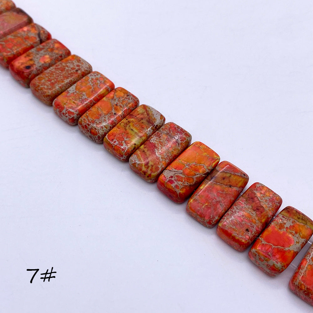 Double-hole Emperor Stone Beads