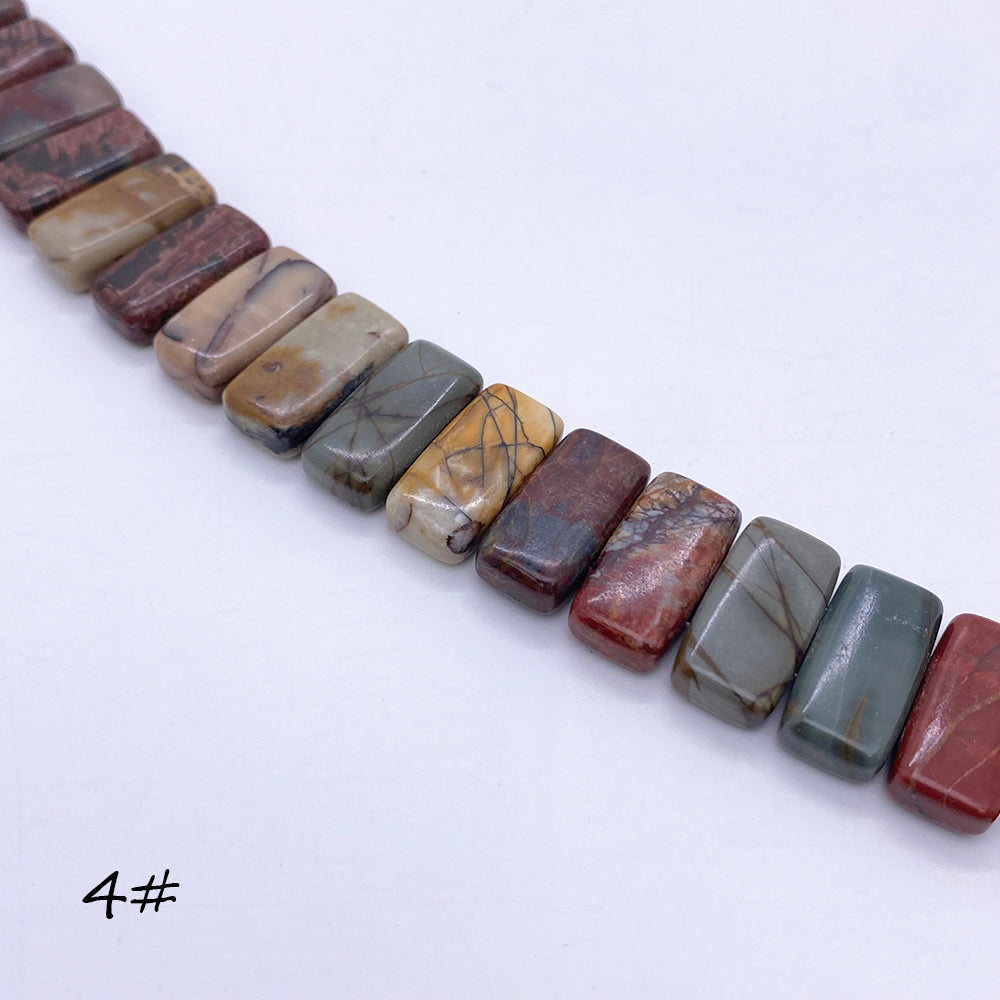 Double-hole Emperor Stone Beads