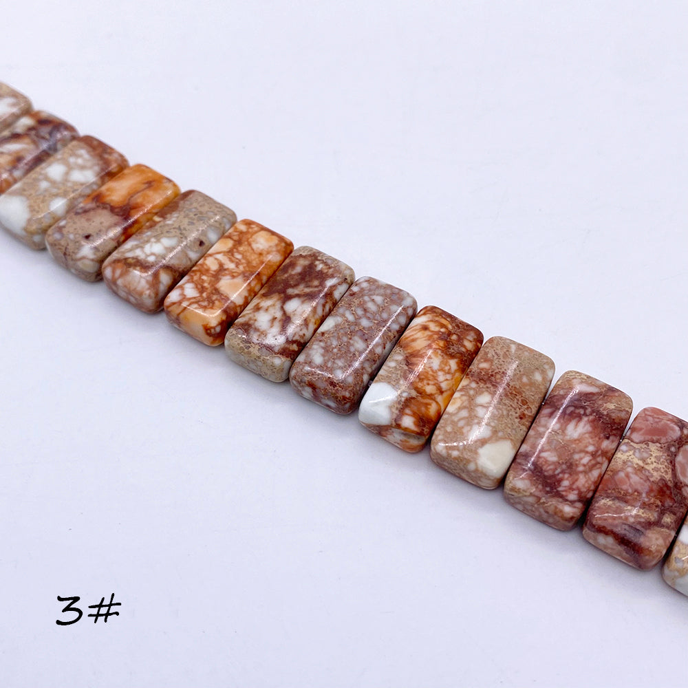 Double-hole Emperor Stone Beads