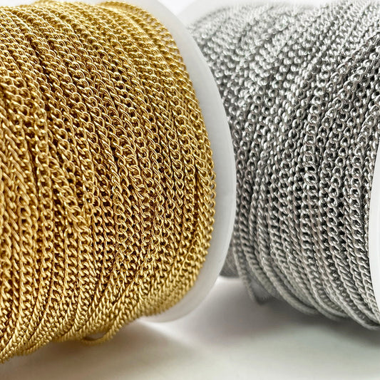 C1220 1.5mm Thin Cuban Chain