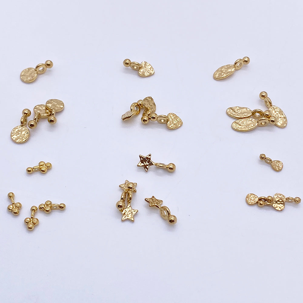 5 Pcs/pack 6Shapes Small Charms