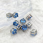6mm Colorful Zircon Birthstone Charms