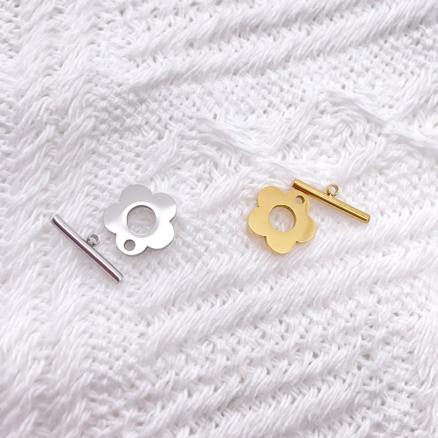 8mm Flower OT Clasp