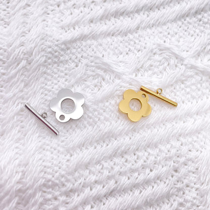 8mm Flower OT Clasp