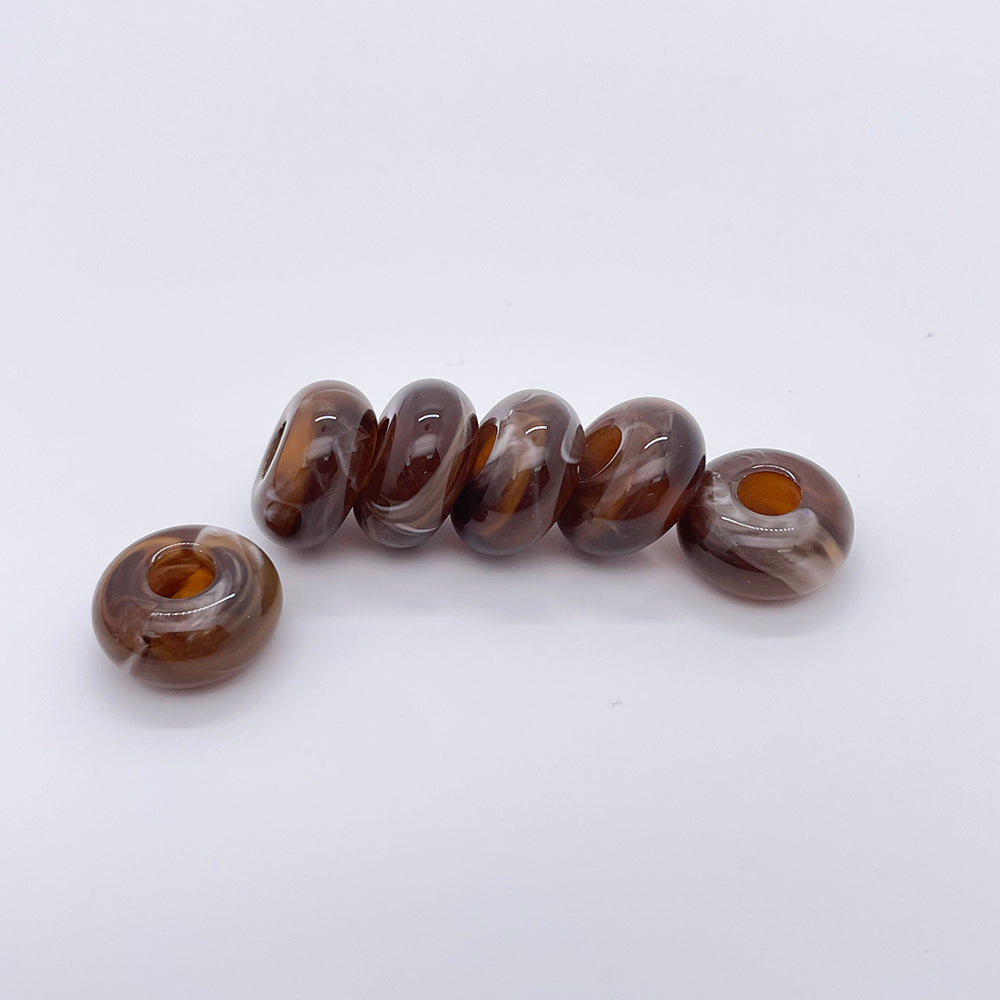 20 pcs/pack Multi color Acrylic Large hole Beads