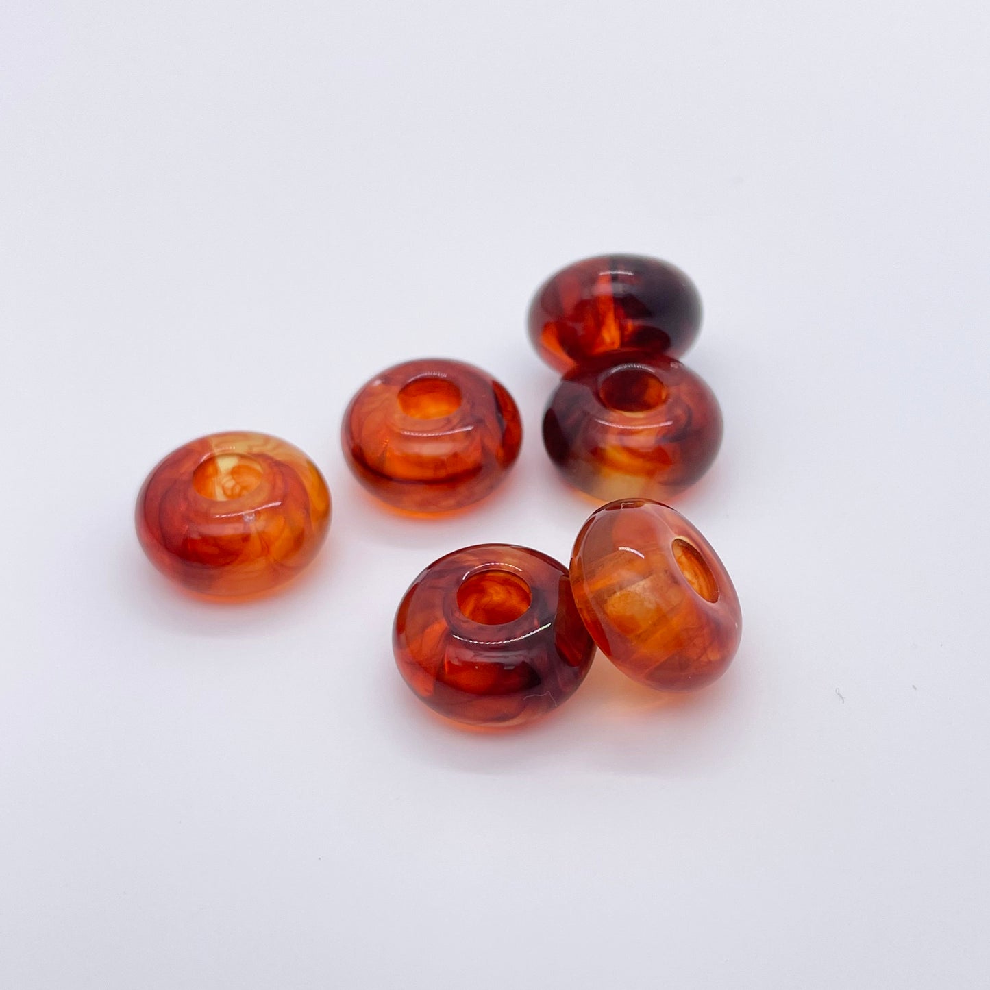 20 pcs/pack Multi color Acrylic Large hole Beads