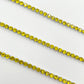 C1445 3mm Colorful Cup Rhinestone Chain/Clawchain