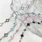 C1689 5.8mm*11mm Enamel Four Leaf Clover Chain
