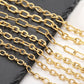 C1540 Chunky chains-Vacuum Plating Waterproof Stainless steel chain