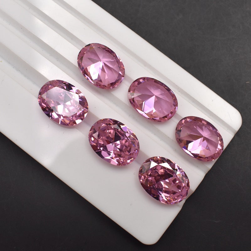 Oval Pink Cubic Zircon