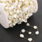 C1408 irregular shell handmade chain-Vacuum Plating Waterproof Stainless steel chain
