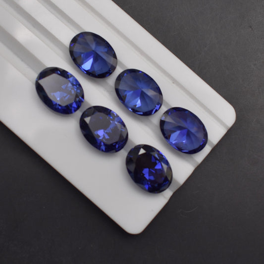 Oval Tanzanite Cubic Zircon 8*10mm