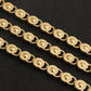 C1752 Double-layer round sunflower chain