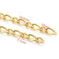 C1540 Chunky chains-Vacuum Plating Waterproof Stainless steel chain