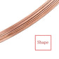 SQUARE bare /pure copper wire for DIY jewelry