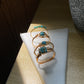 Wire wrapped Turquoise Handcrafted Rings