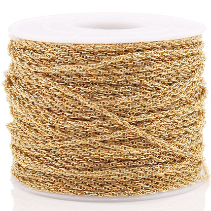 Chain Thread C1296 Twisted thread Chain in stainless steel for DIY – DIYkitsforu
